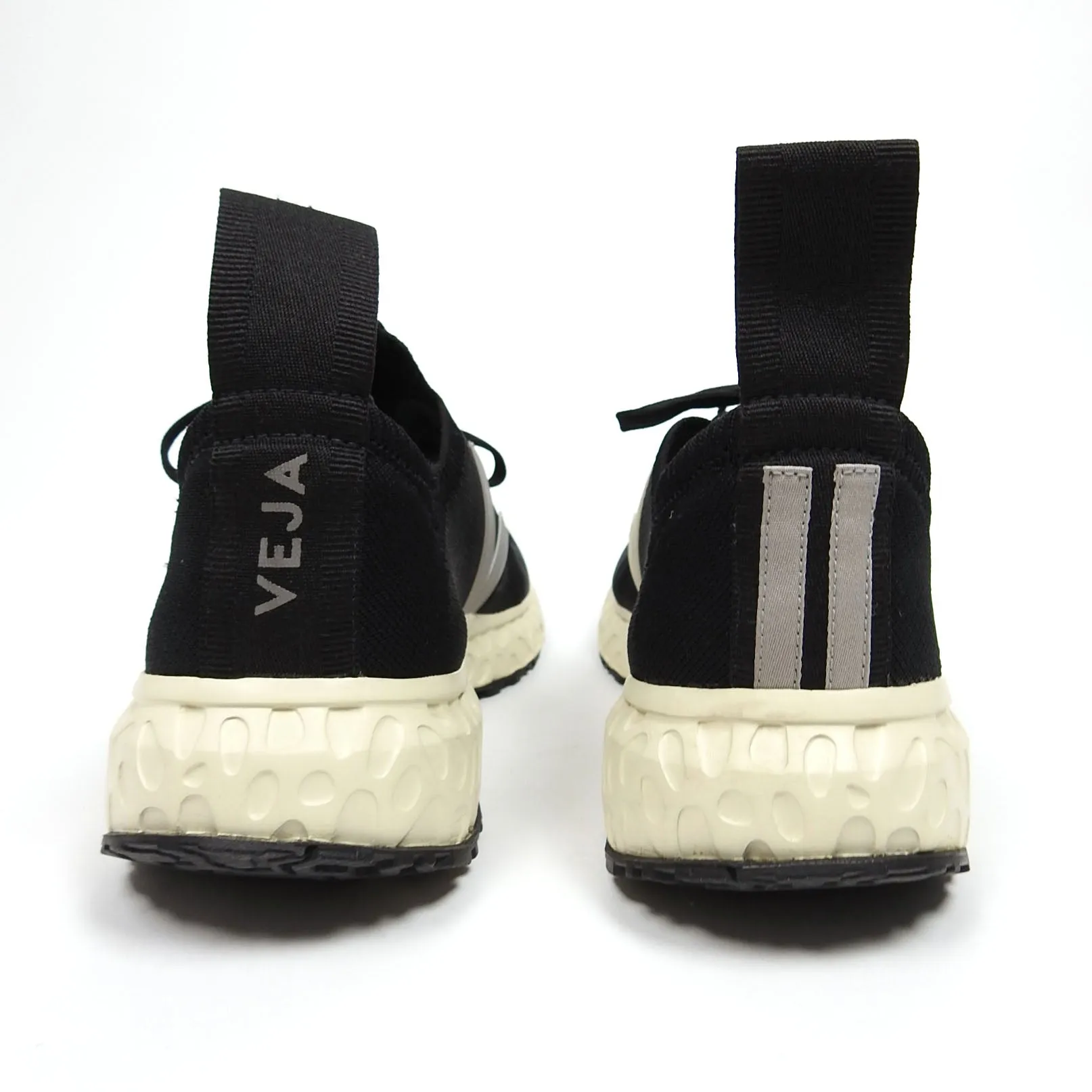 Rick Owens x Veja V-Knit Black Pierre Sneaker Size 45