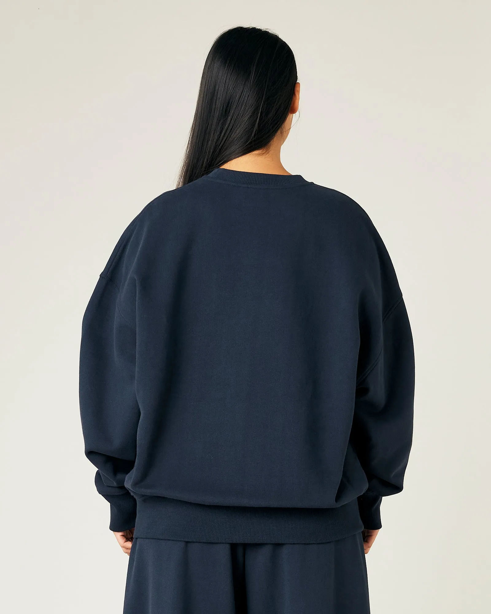 Riley Navy Organic Cotton Jumper