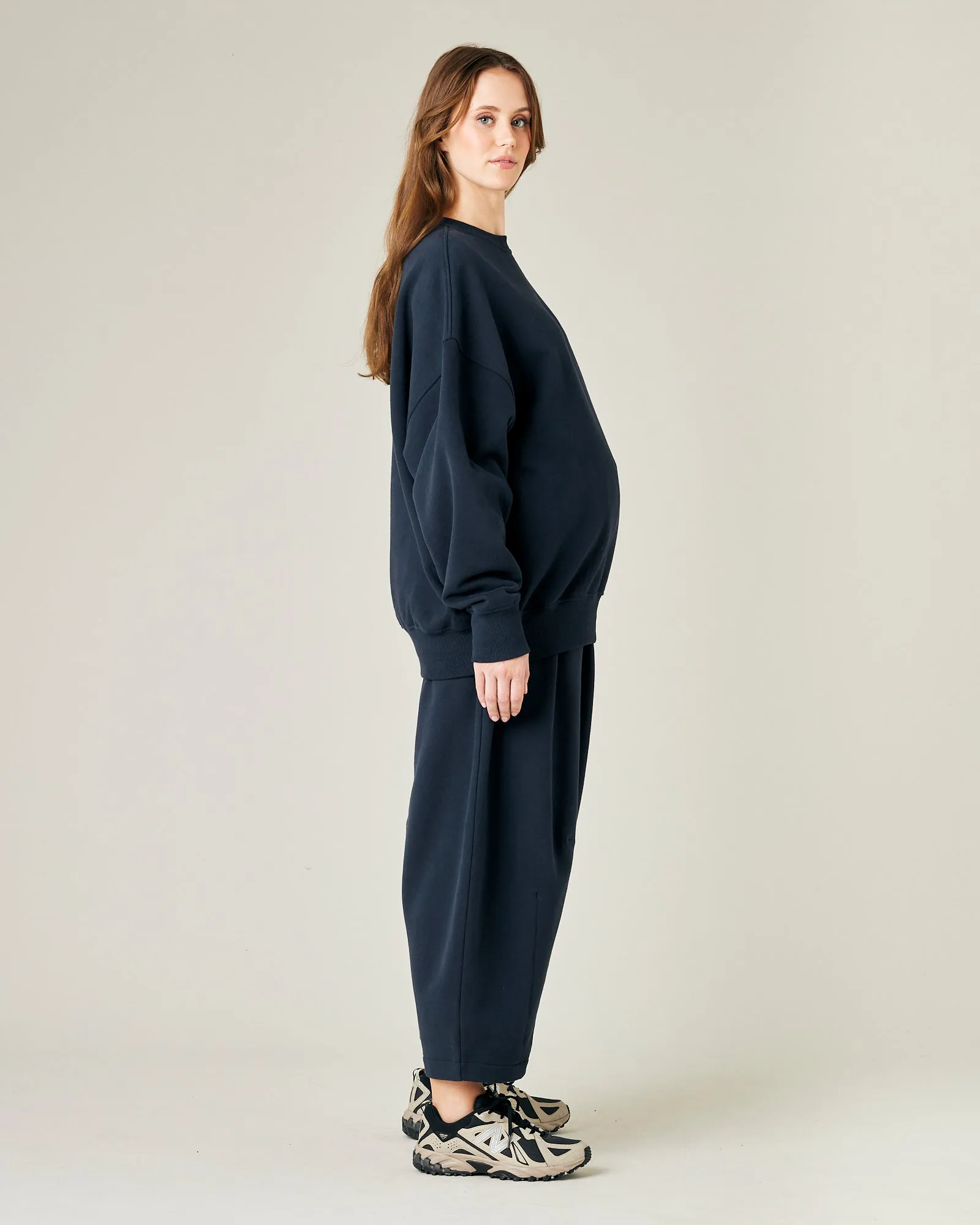 Riley Navy Organic Cotton Jumper