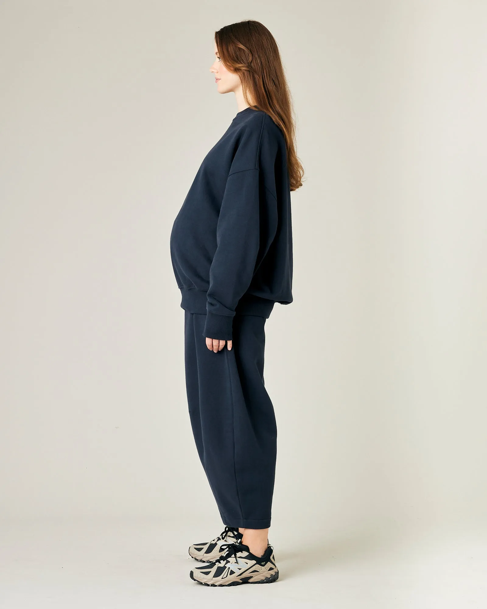 Riley Navy Organic Cotton Jumper