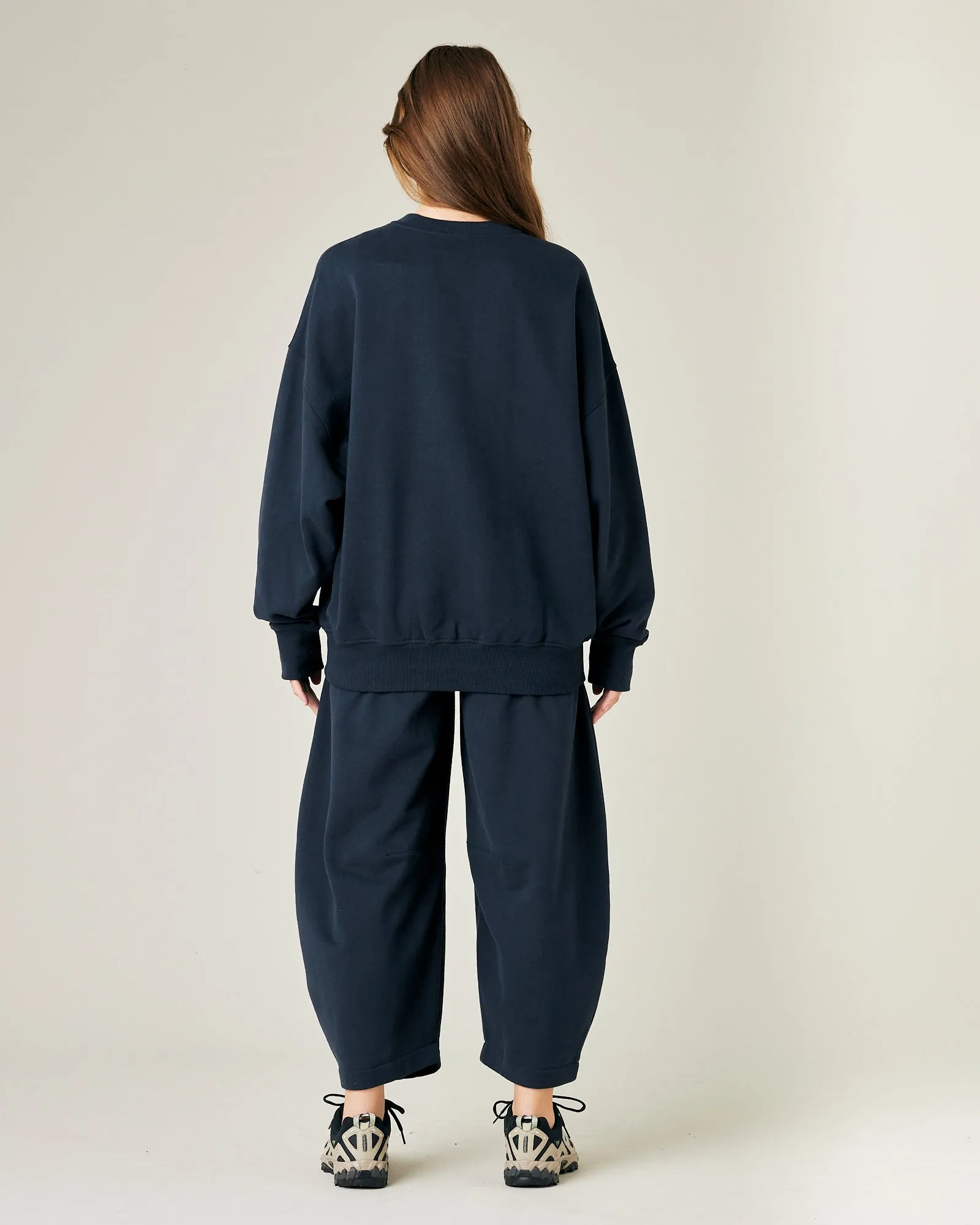 Riley Navy Organic Cotton Jumper