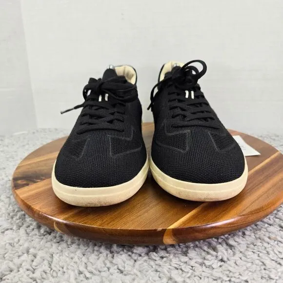 Rothy's The RS01 Sneaker Black Knit Casual Lace Up Lifestyle Daily Mens 10