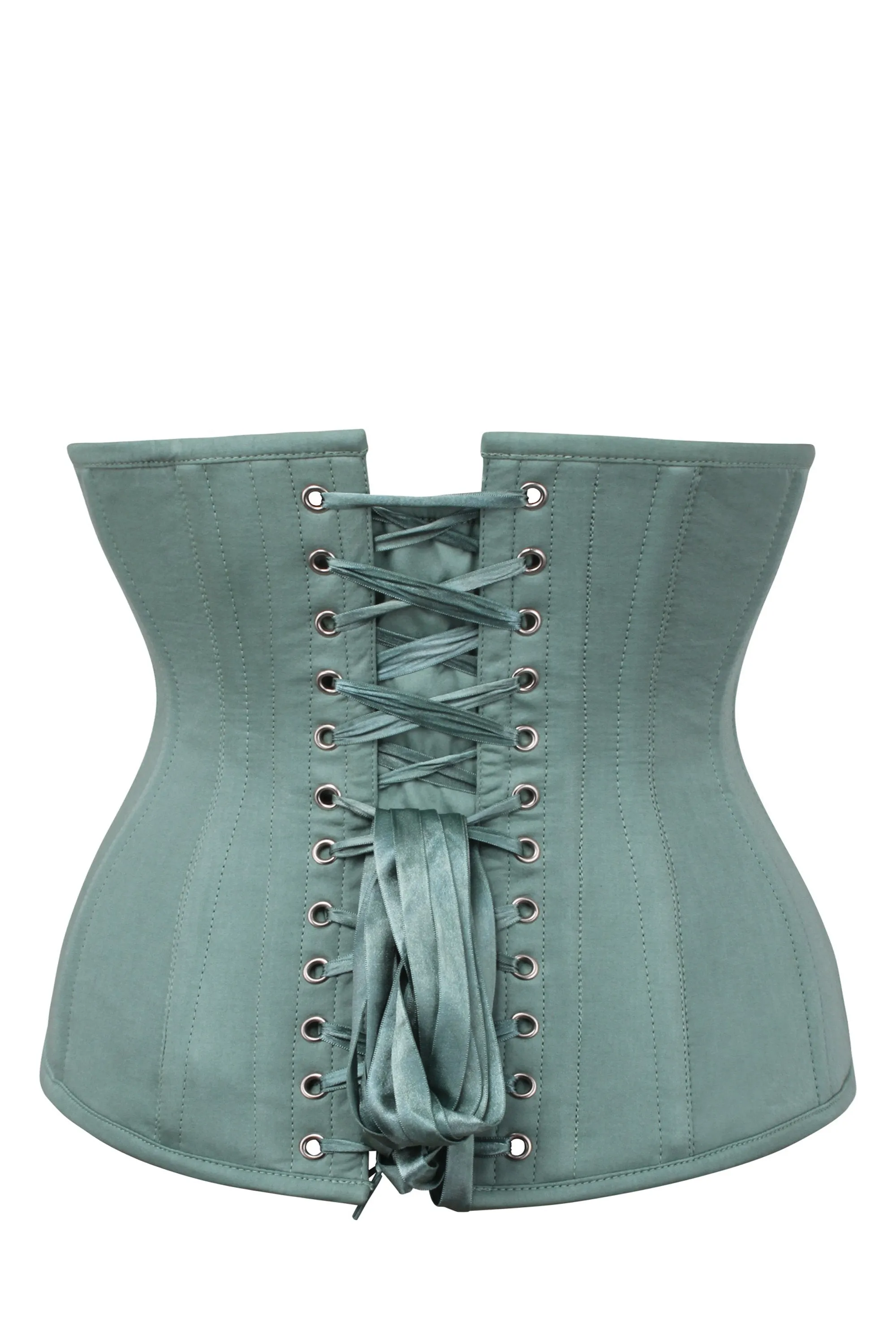 Sage Green Longline Underbust Corset