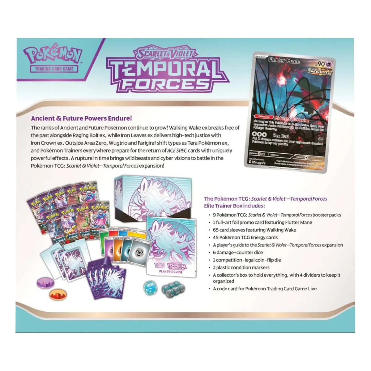 Scarlet & Violet Temporal Forces Elite Trainer Boxes (Pair) POKEMON TCG