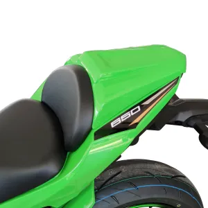 seat cowl ermax for ninja 650 2020 , blanc mat/noir mat (blanc pearl flat stardust, metallic flat spark black [739 ] ) -Ermax