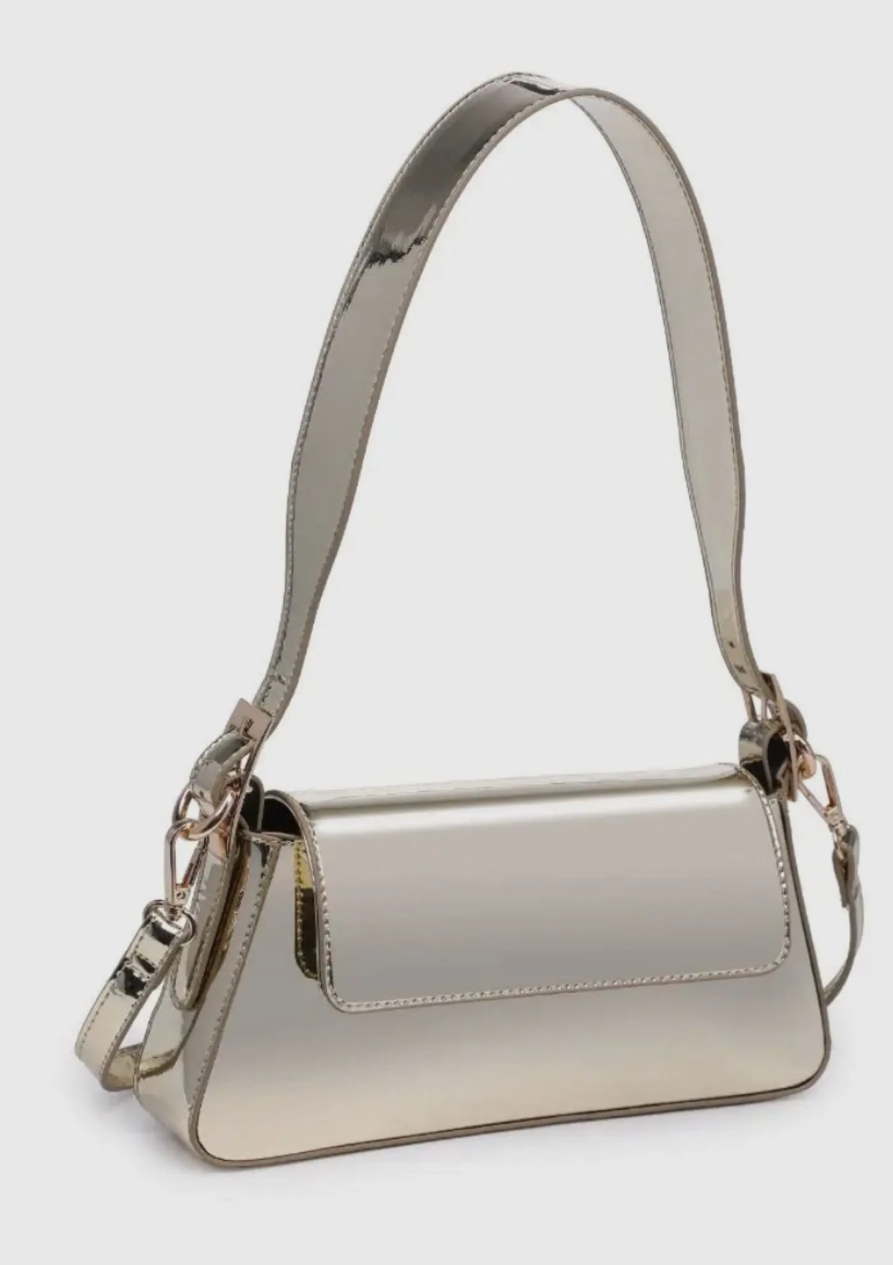 See me Mirror Metallic Purse (Gold & Silver)