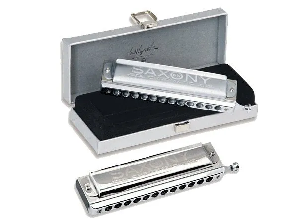 Seydel SAXONY Chromatic Orchestra Tuning Chromatic Harmonica (Matt Cover)