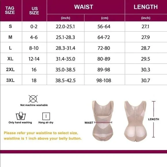 Shape-wear Waist Trainer Tummy Control Body