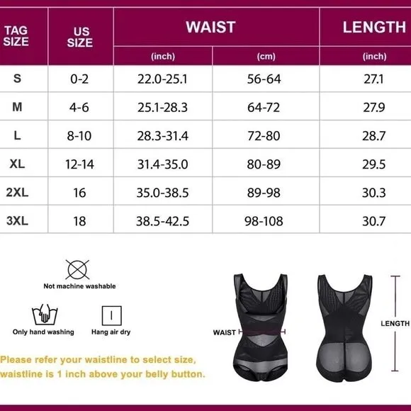 Shapewear Waist Trainer Tummy Control Butt Lifter