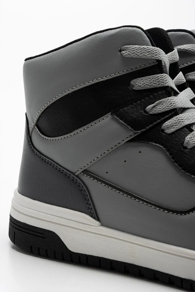 Skate High Top Grey