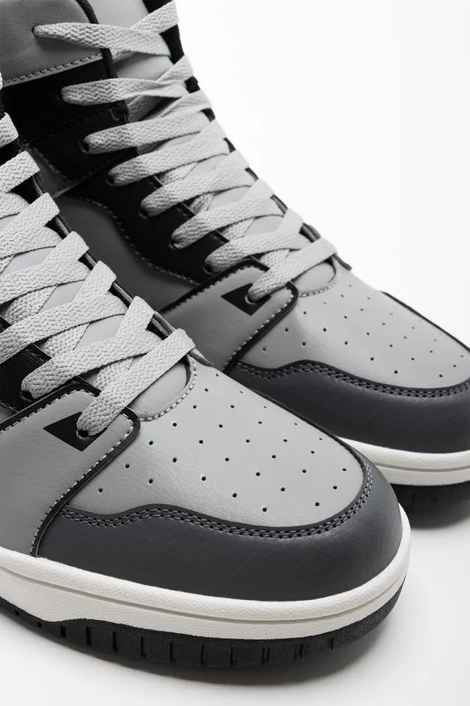 Skate High Top Grey