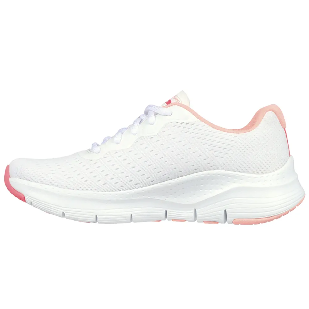 Skechers Arch Fit-Infinity Cool White/Pink Trainers