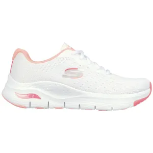 Skechers Arch Fit-Infinity Cool White/Pink Trainers