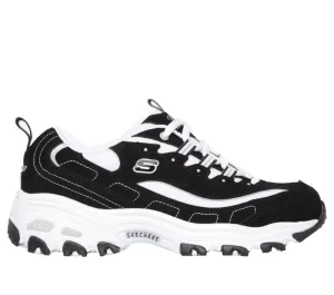 Skechers D'Lites - Biggest Fan Black & White
