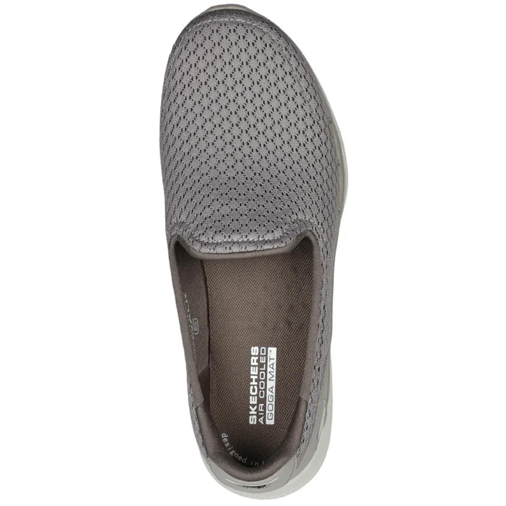 Skechers Go Walk 6 - Sea Coast Taupe Trainers