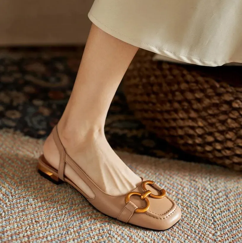 Slingback Flats | Faux Suede | Chic and Comfortable