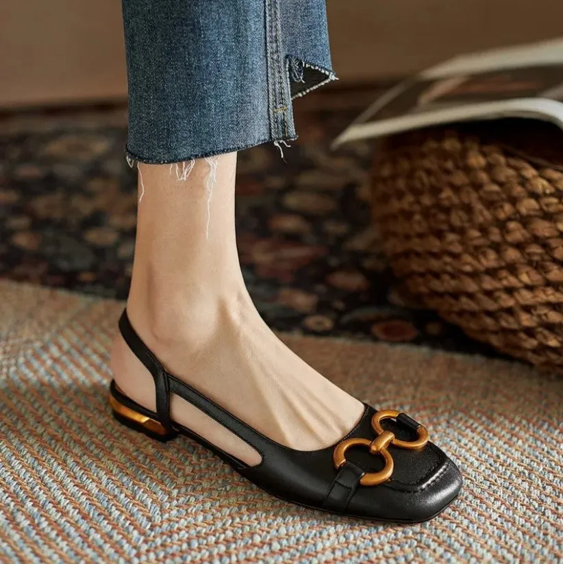 Slingback Flats | Faux Suede | Chic and Comfortable