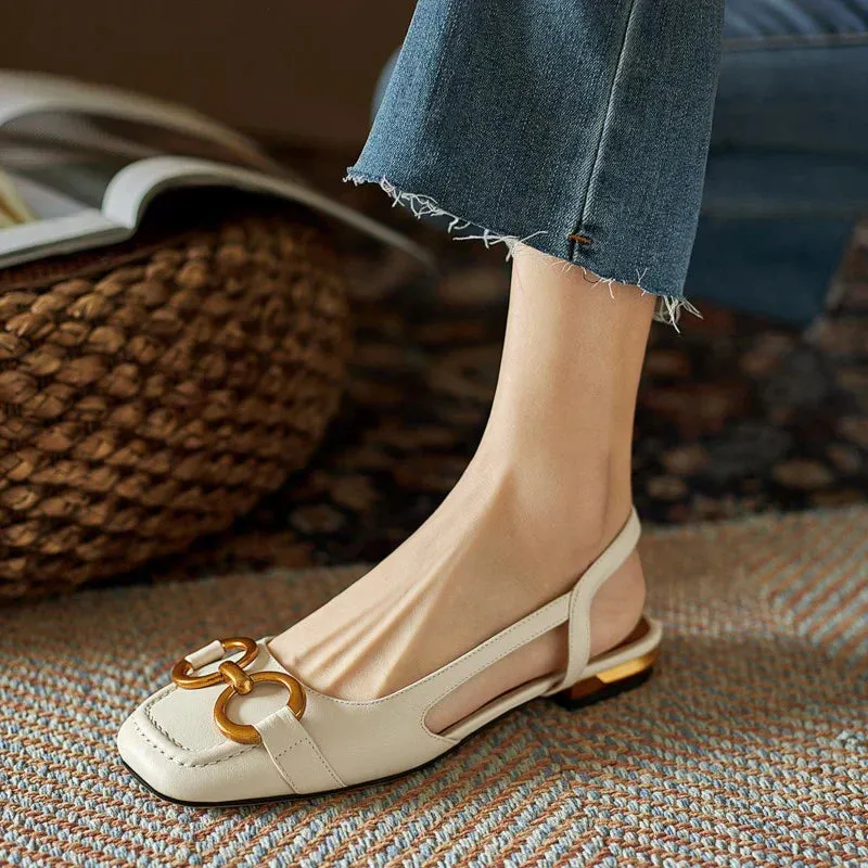 Slingback Flats | Faux Suede | Chic and Comfortable