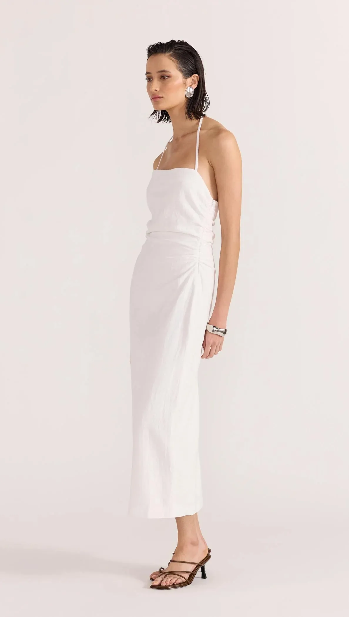 Staple The Label Athena Halter Midi Dress - White