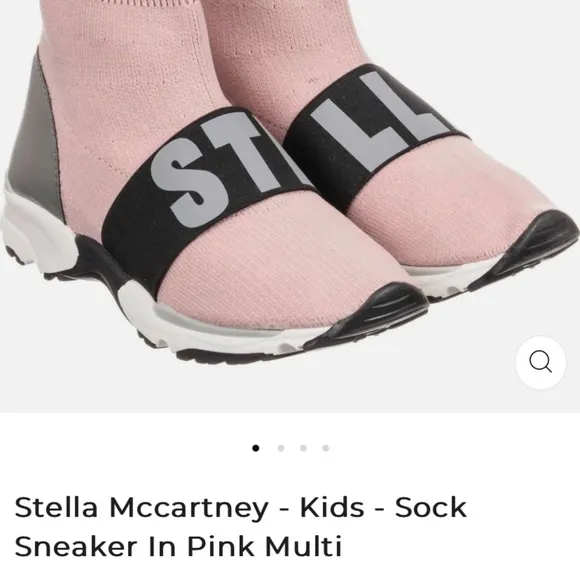 Stella McCartney kids girls  Cruz knit sporty socks sneakers EU 29 US 12