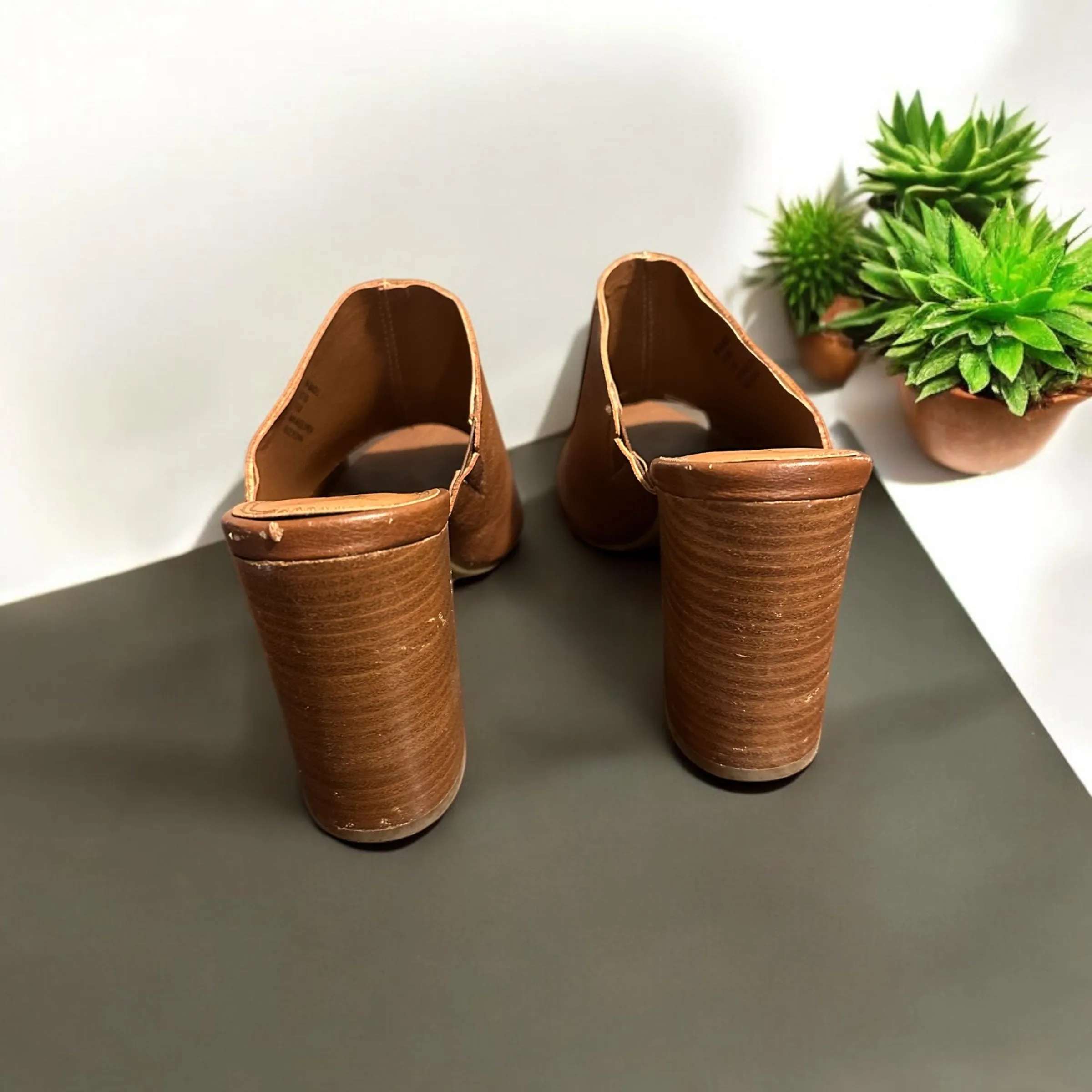 Tan Mule Size 7.5