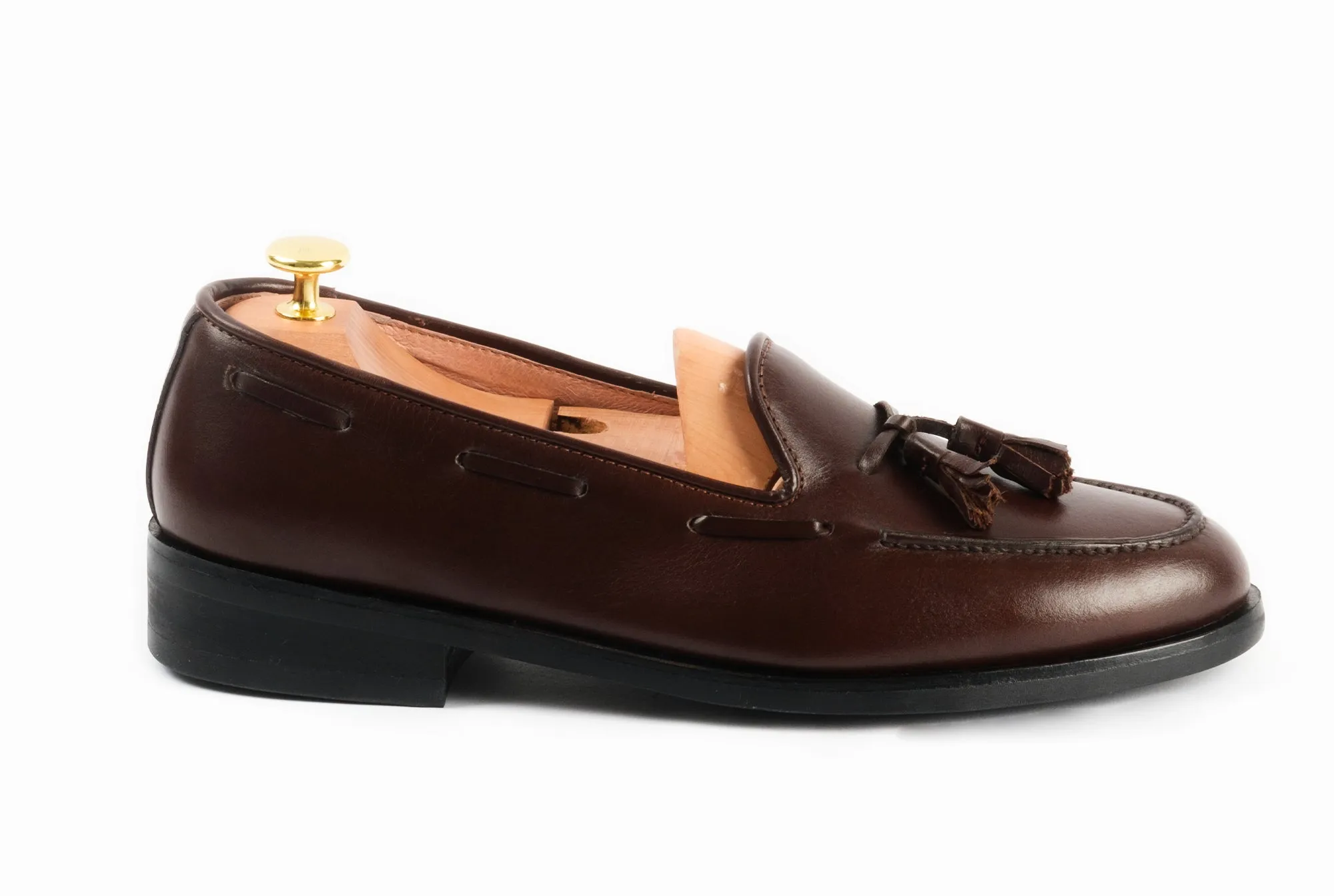 The Grand Tassel Loafer - Oxblood Burgundy