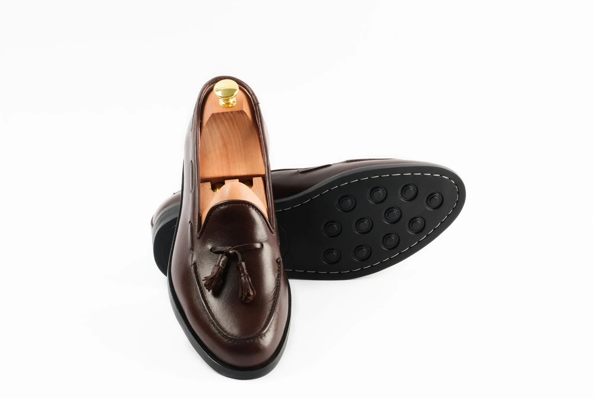 The Grand Tassel Loafer - Oxblood Burgundy