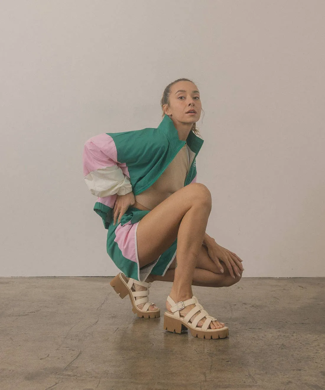 The Summer Beige | Lug Sole Gladiator Sandals