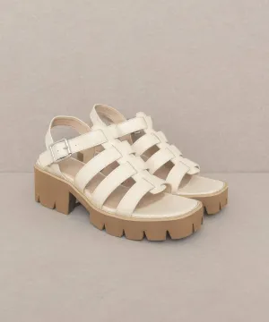 The Summer Beige | Lug Sole Gladiator Sandals