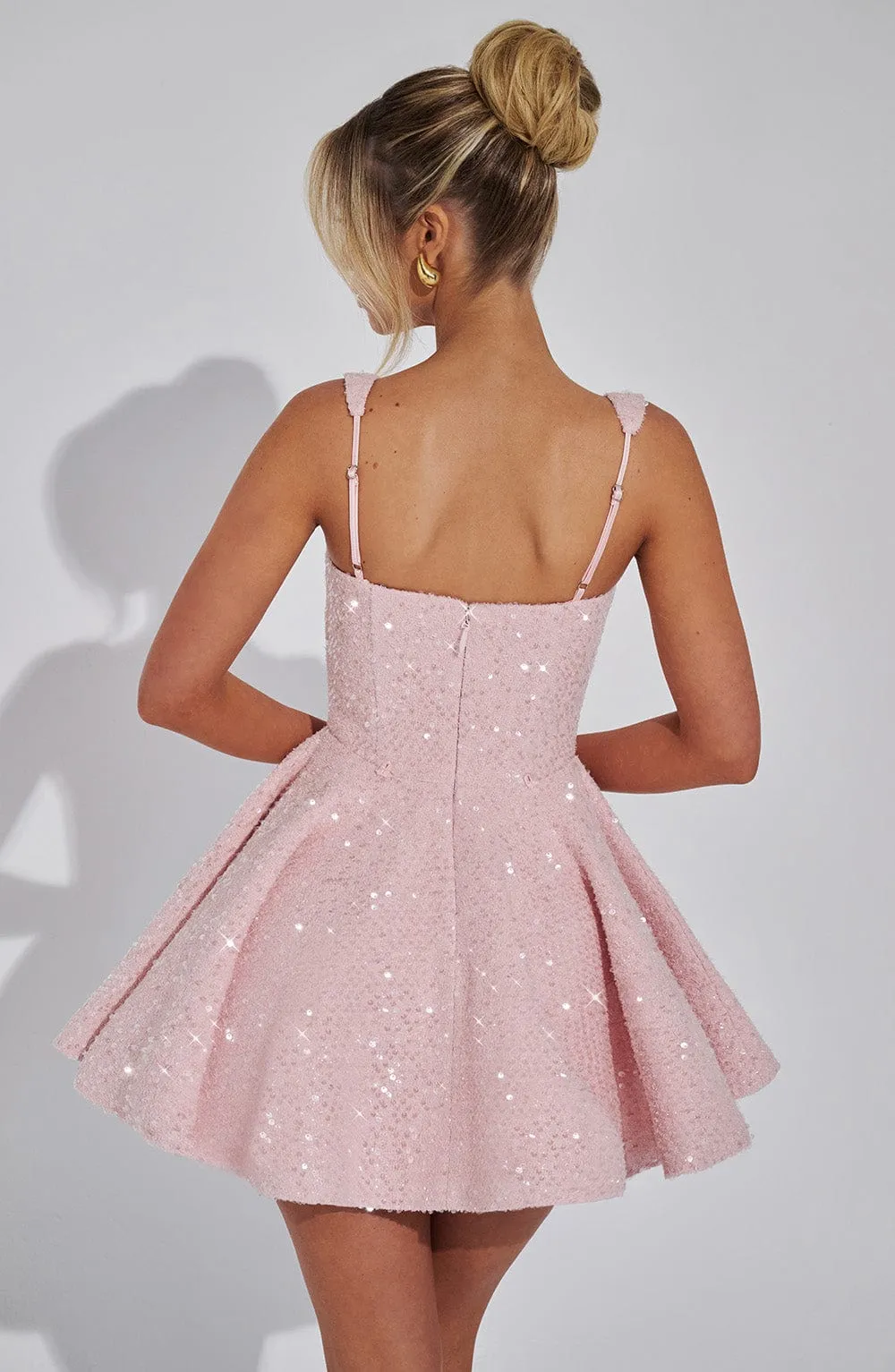 Triana Mini Dress - Blush