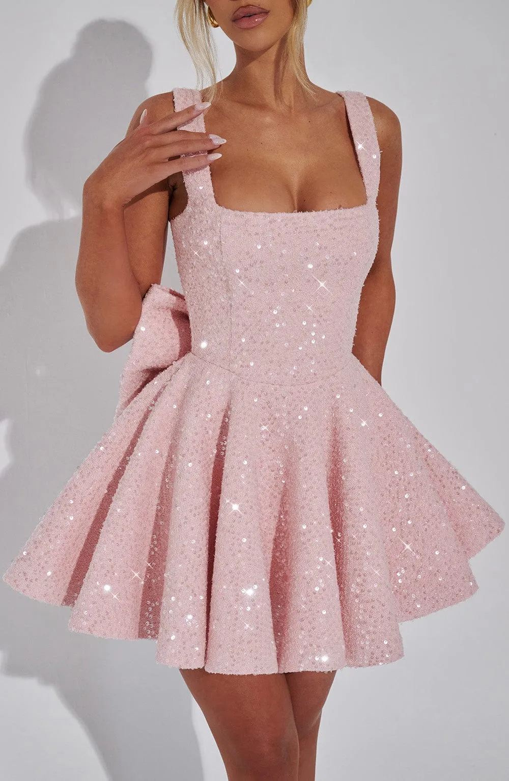 Triana Mini Dress - Blush