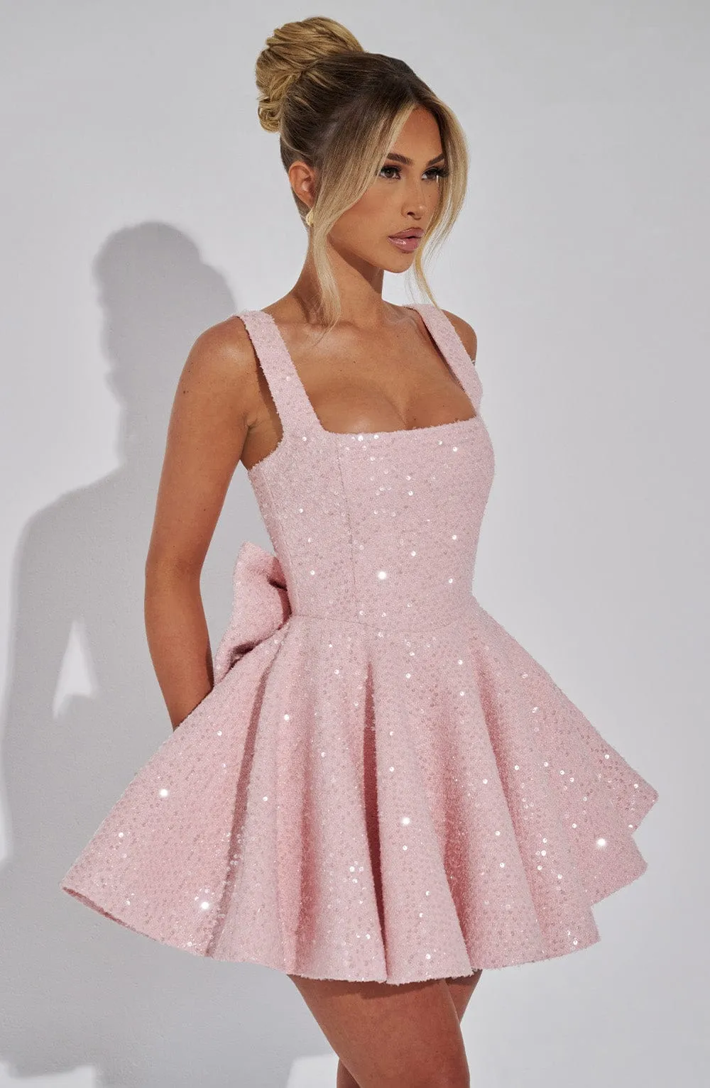 Triana Mini Dress - Blush