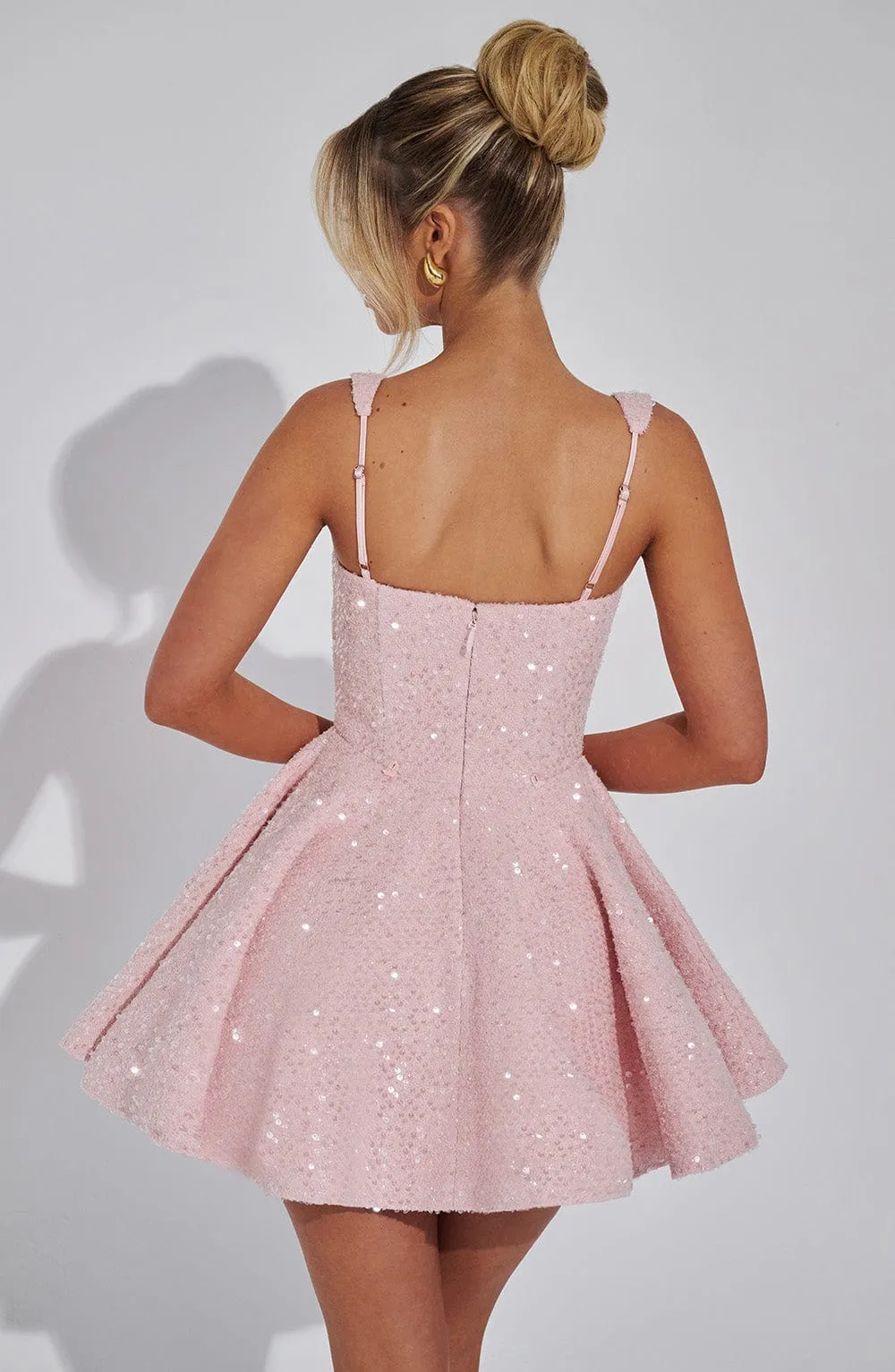 Triana Mini Dress - Blush