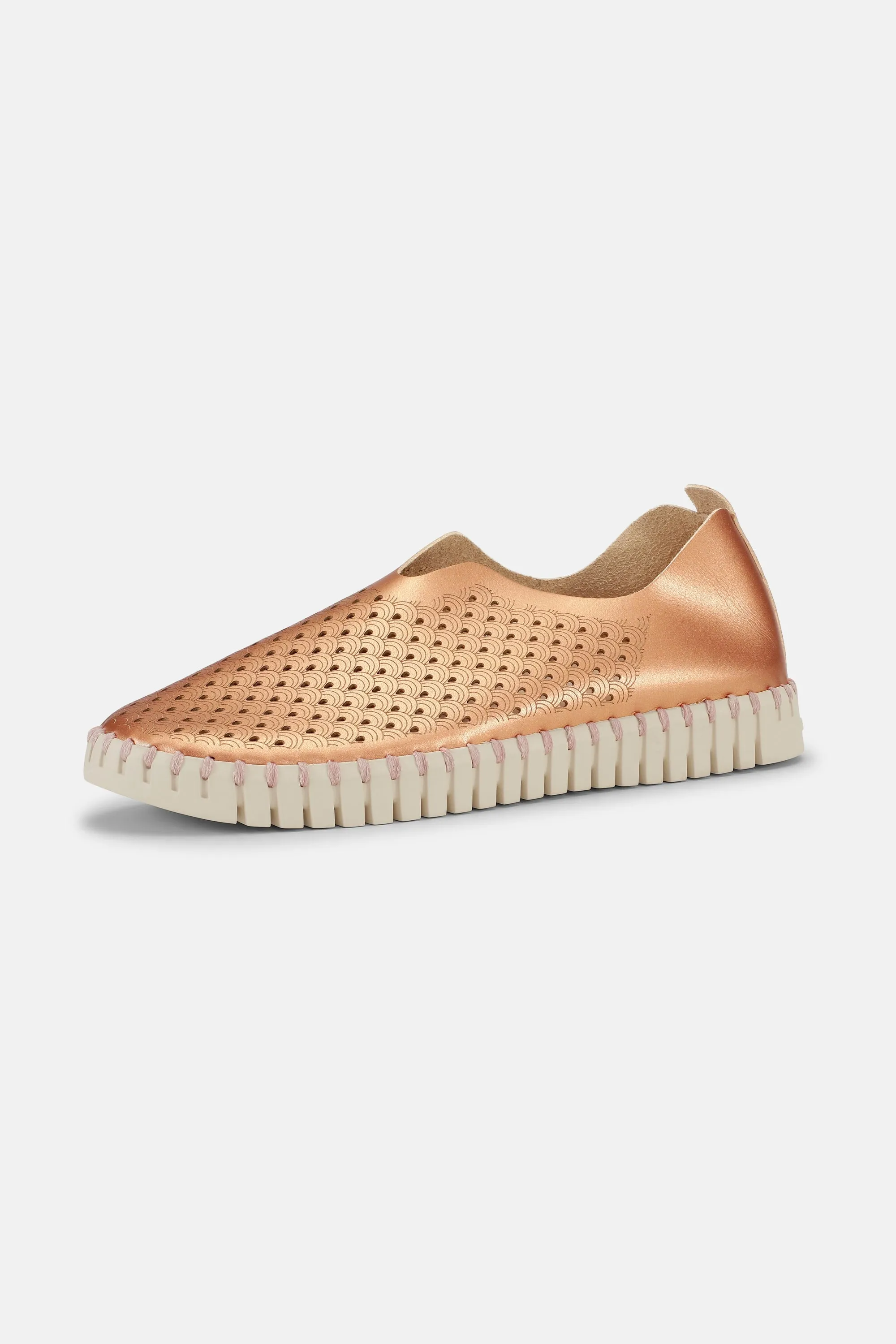 Tulip Skor Metallic - Rose Gold