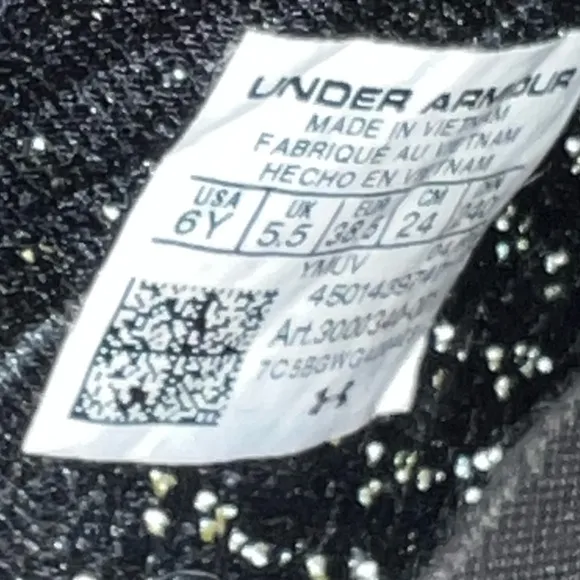 Under Armour C1N Trainer size 6Y