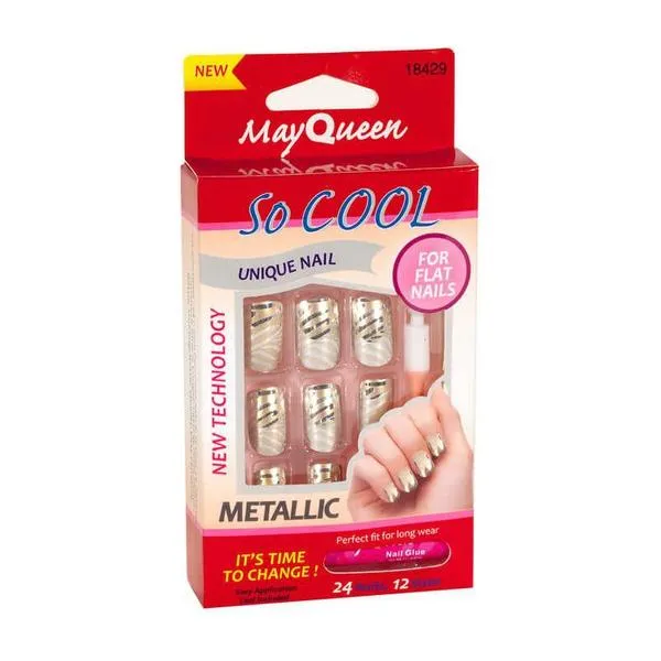Unique Nail Metallic For Flat Nails