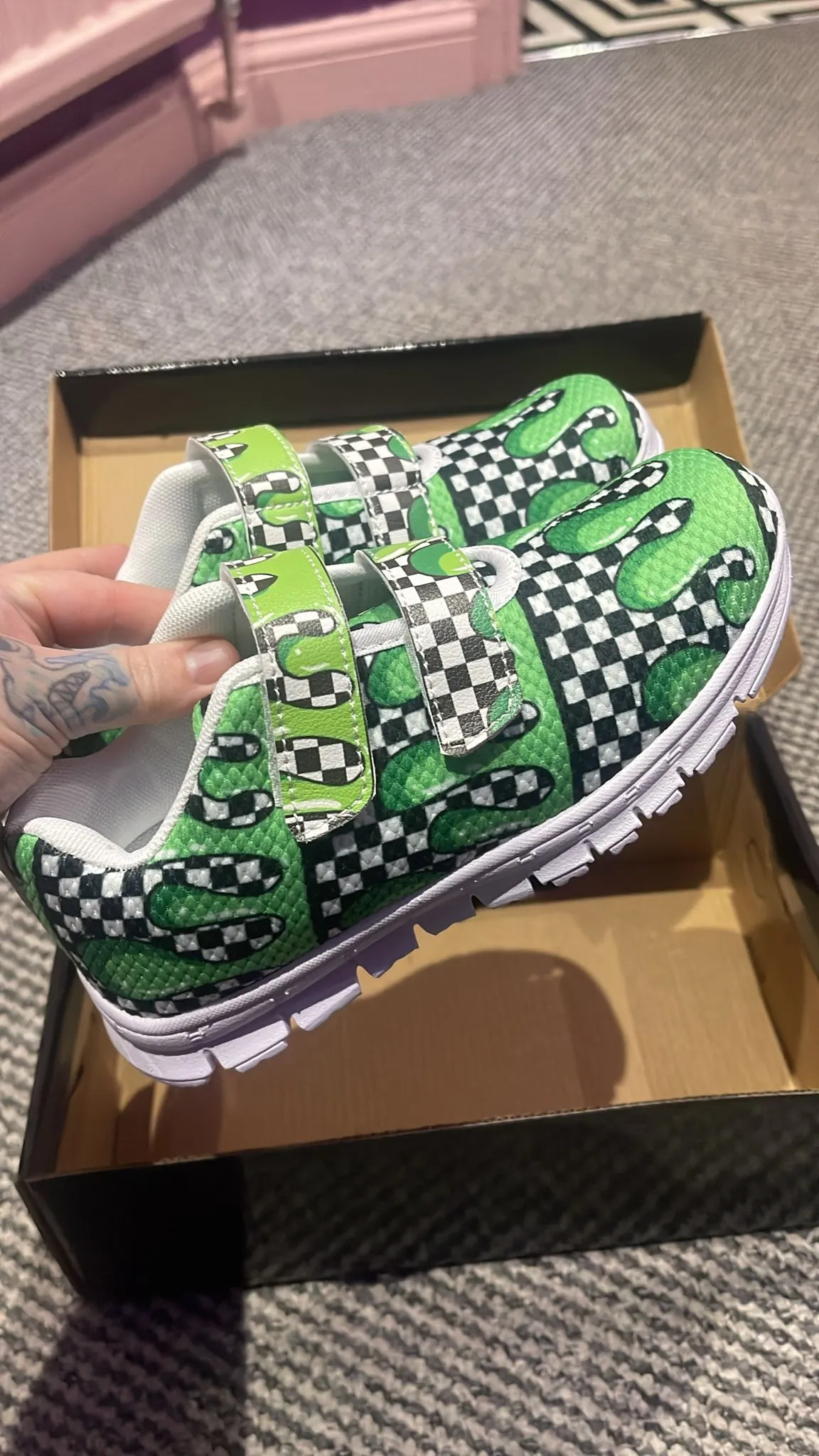 Velcro Fastening Kids Trainers