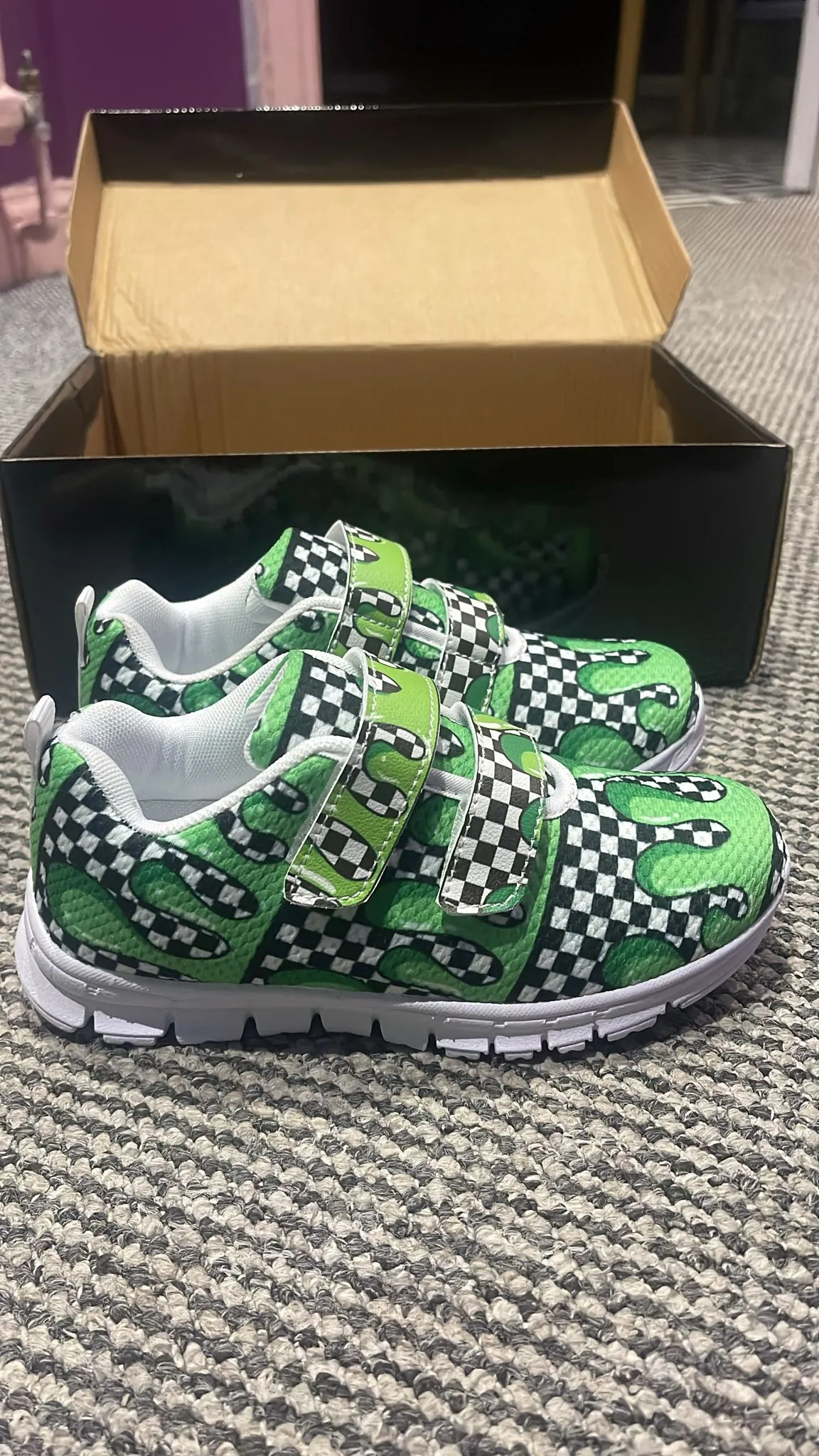 Velcro Fastening Kids Trainers