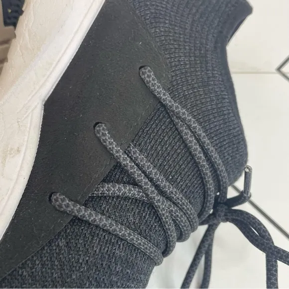 Vessi | CityScape Lace Up Waterproof Knit Sneakers Storm Black Size 10