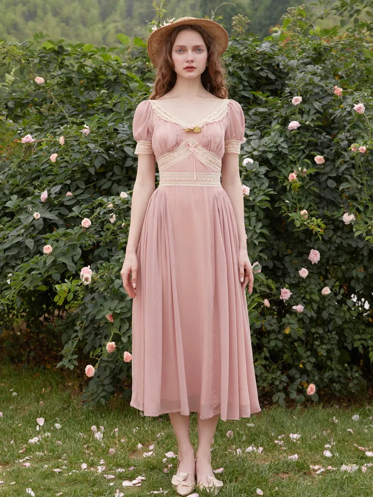 Victorian Romance Midi Dress