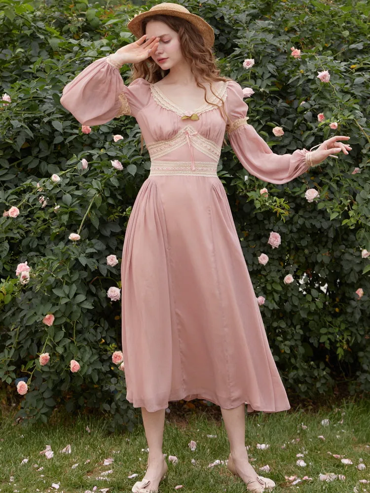 Victorian Romance Midi Dress