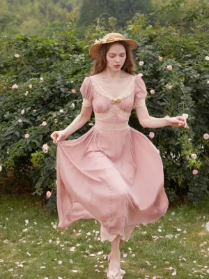 Victorian Romance Midi Dress