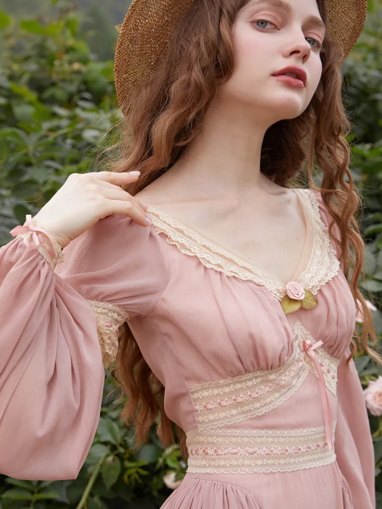 Victorian Romance Midi Dress