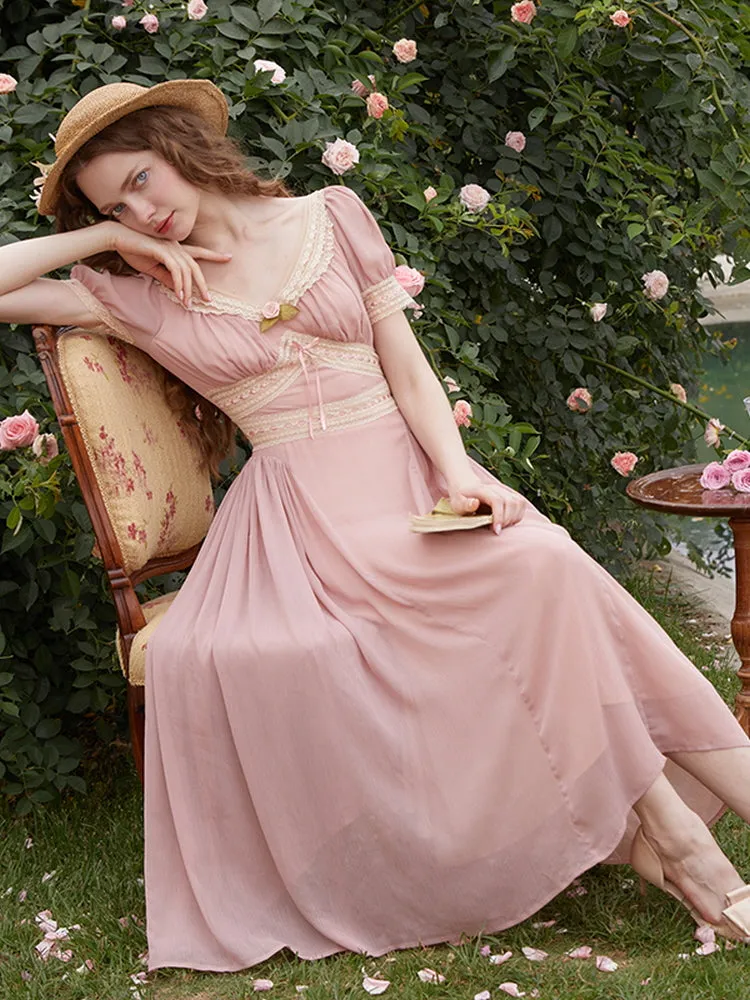 Victorian Romance Midi Dress