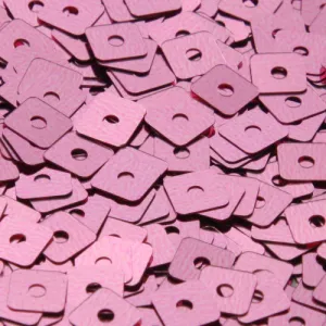 Washable Flat Square Sequin #P31 Old Rose (Metallic)
