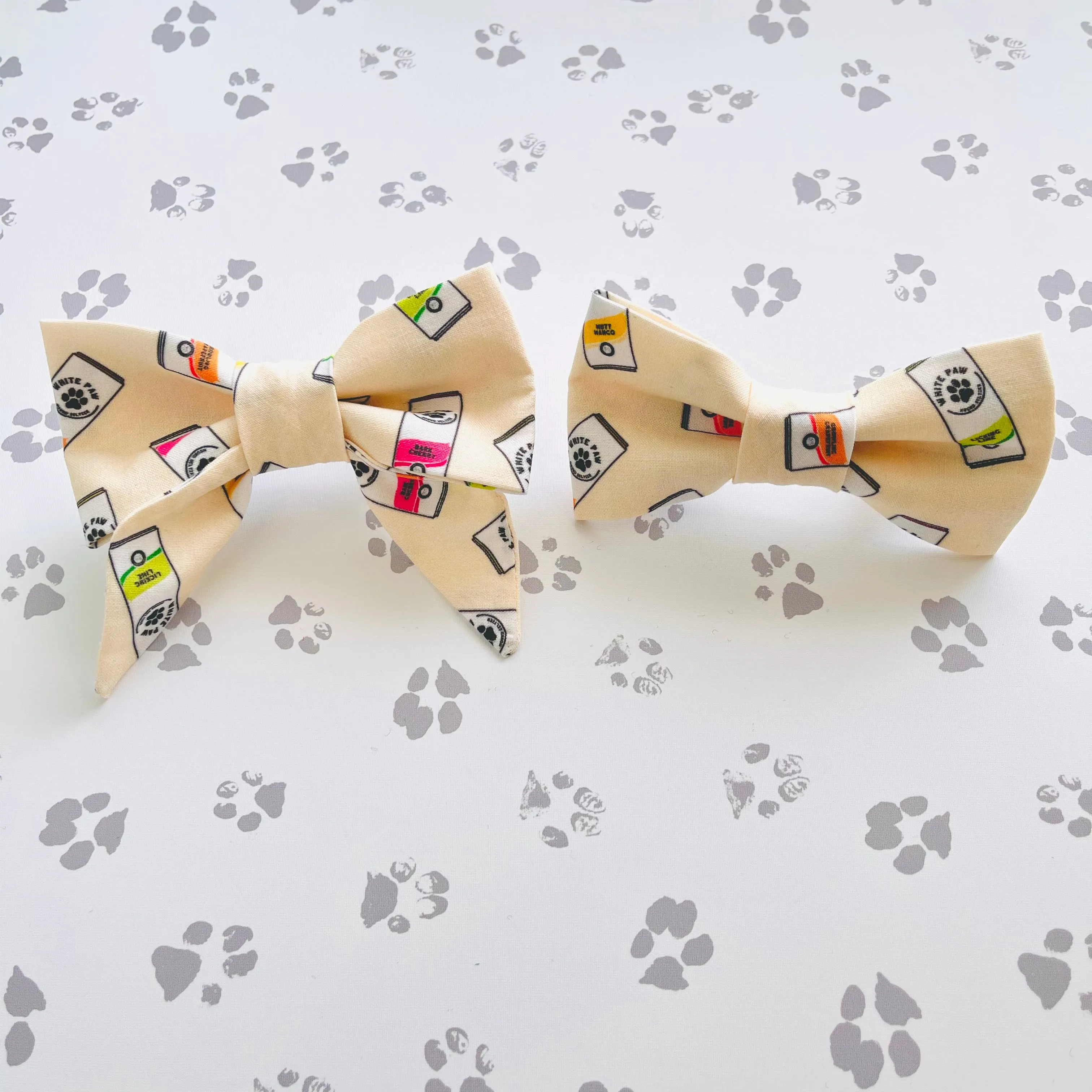 White Paws Sailor Bow