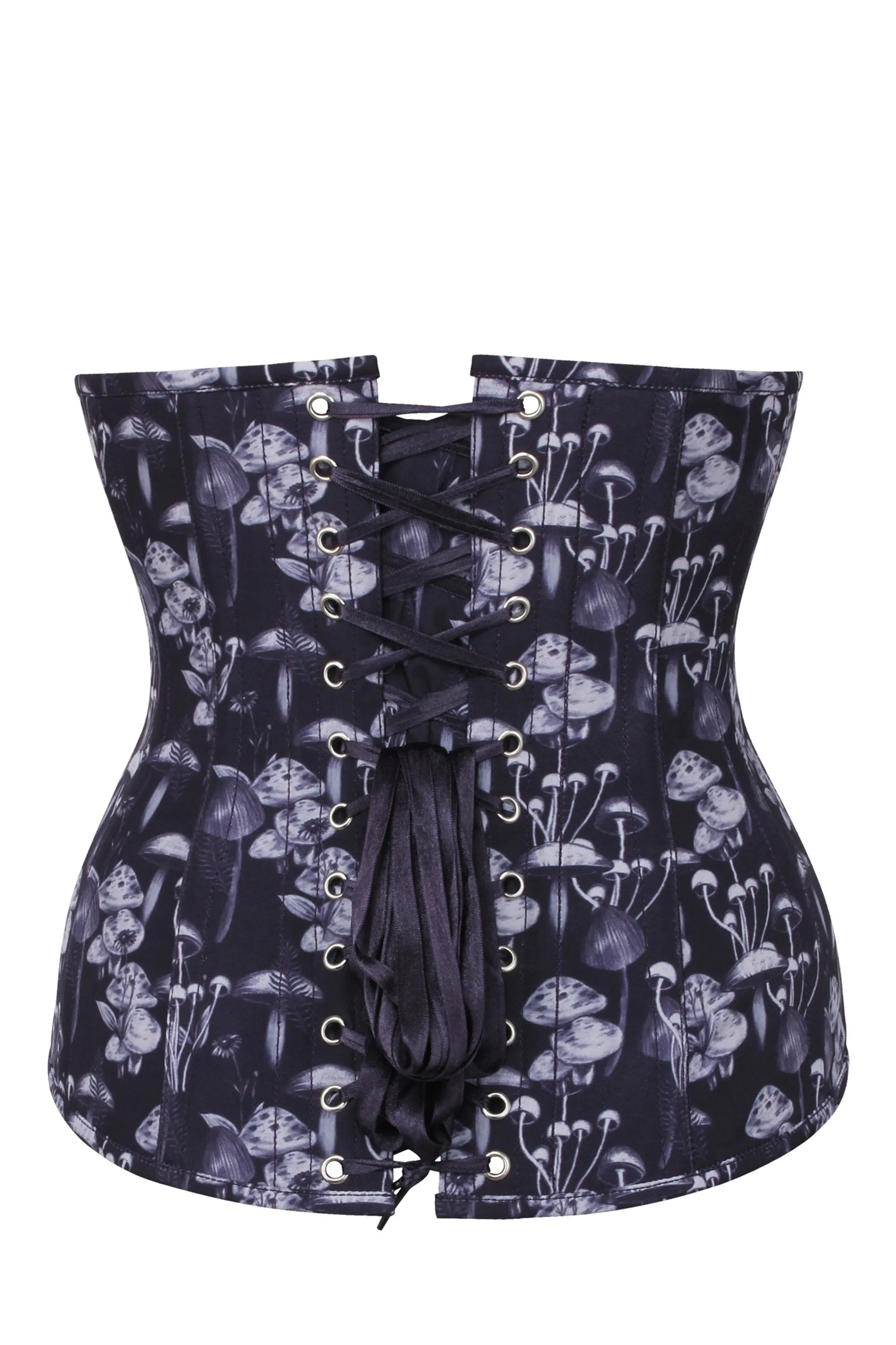 Wild Mushroom Longline Underbust Corset