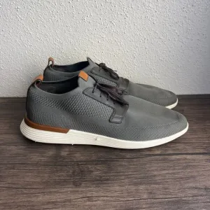 Wolf &amp; Shepherd Swiftknit Derby Knit Sneakers Lace Up‎ Shoes Grey Mens Size 15