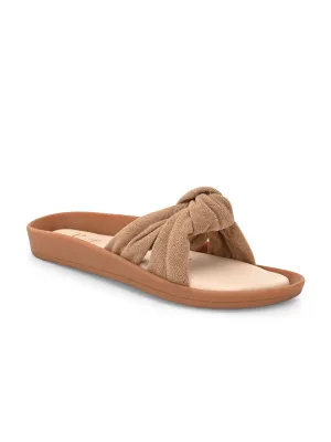 Women Bows Open Toe Flats