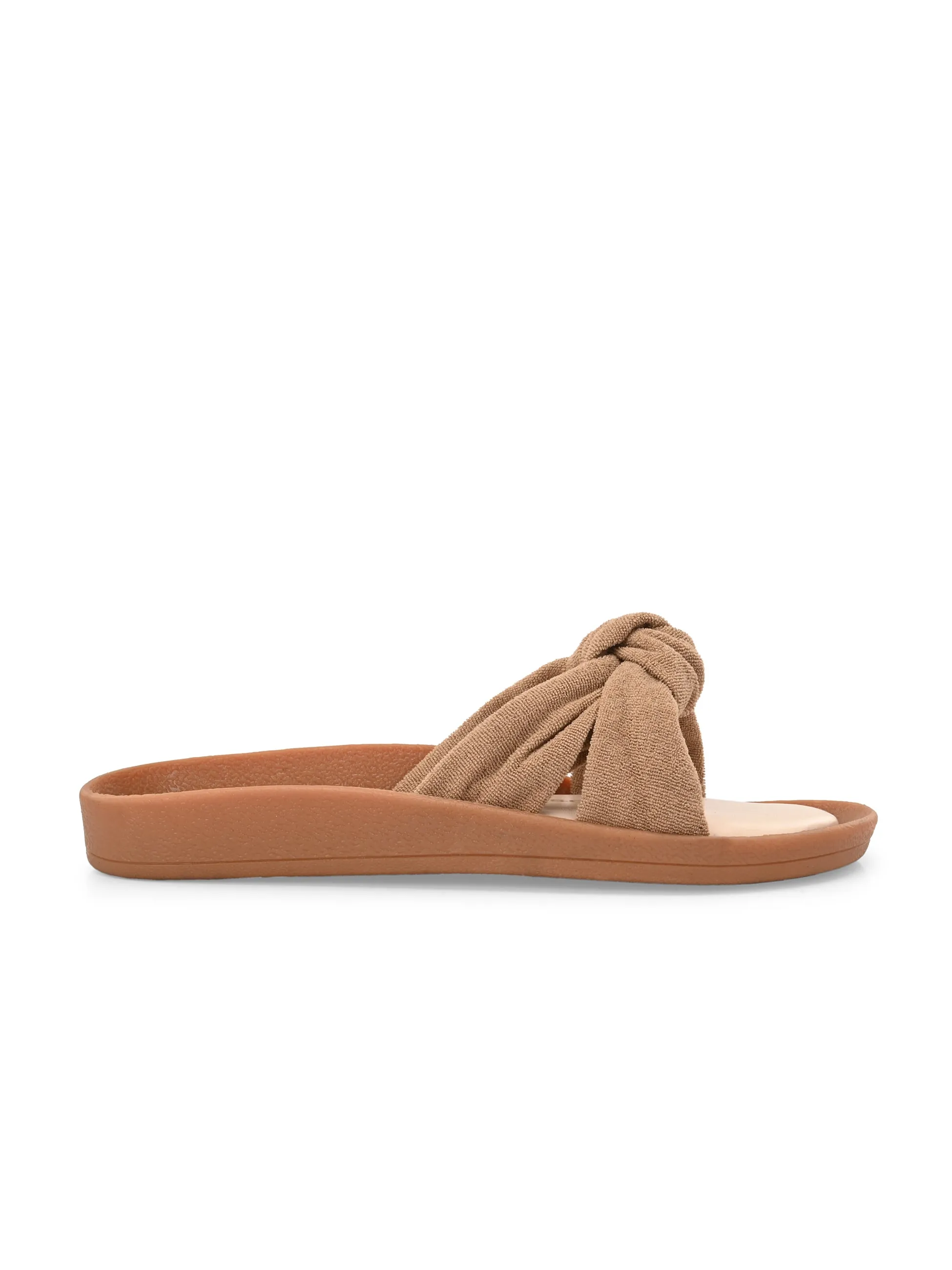 Women Bows Open Toe Flats
